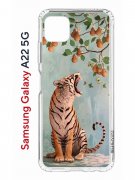 Чехол-накладка Samsung Galaxy A22s 5G (625952) Kruche PRINT Тигр под деревом