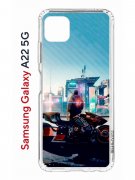 Чехол-накладка Samsung Galaxy A22s 5G Kruche Print Киберпанк
