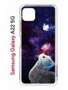 Чехол-накладка Samsung Galaxy A22s 5G (625952) Kruche PRINT Мотылёк