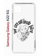 Чехол-накладка Samsung Galaxy A22s 5G (625952) Kruche PRINT J-Cat