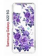 Чехол-накладка Samsung Galaxy A22s 5G (625952) Kruche PRINT Roses