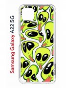 Чехол-накладка Samsung Galaxy A22s 5G (625952) Kruche PRINT Инопланетянин