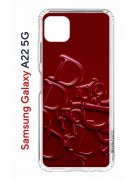 Чехол-накладка Samsung Galaxy A22s 5G Kruche Print Dior