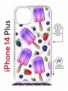 Чехол-накладка Apple iPhone 14 Plus (625962) Kruche PRINT Ice Cream
