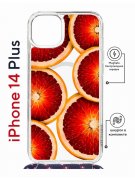 Чехол-накладка Apple iPhone 14 Plus (625962) Kruche PRINT Orange