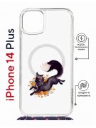 Чехол-накладка Apple iPhone 14 Plus (625962) Kruche PRINT Fox