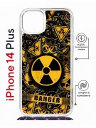 Чехол-накладка Apple iPhone 14 Plus (625962) Kruche PRINT Danger