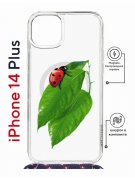 Чехол-накладка Apple iPhone 14 Plus (625962) Kruche PRINT Ladybug