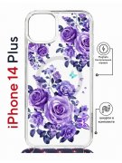 Чехол-накладка Apple iPhone 14 Plus (625962) Kruche PRINT Roses