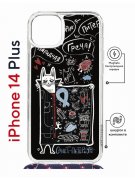 Чехол-накладка Apple iPhone 14 Plus (625962) Kruche PRINT Кот Питер