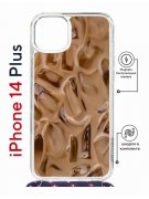 Чехол-накладка Apple iPhone 14 Plus (625962) Kruche PRINT Кофе со льдом