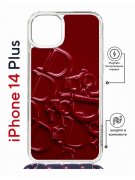 Чехол-накладка Apple iPhone 14 Plus (625962) Kruche PRINT Dior