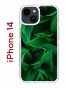 Чехол-накладка Apple iPhone 14  (625957) Kruche PRINT Grass