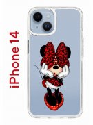 Чехол-накладка Apple iPhone 14  (625957) Kruche PRINT Минни