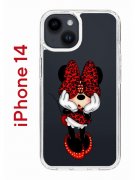 Чехол-накладка Apple iPhone 14  (625957) Kruche PRINT Минни