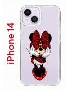 Чехол-накладка Apple iPhone 14  (625957) Kruche PRINT Минни