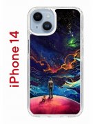 Чехол-накладка iPhone 14 Kruche Print Маленький принц