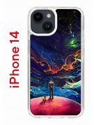 Чехол-накладка iPhone 14 Kruche Print Маленький принц