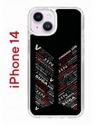 Чехол-накладка Apple iPhone 14  (625957) Kruche PRINT BTS