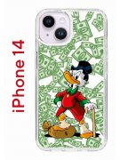 Чехол-накладка Apple iPhone 14  (625957) Kruche PRINT MacMoney
