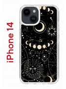 Чехол-накладка  iPhone 14 Kruche Print Space