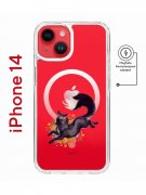 Чехол-накладка  iPhone 14 Kruche Magnet Print Fox