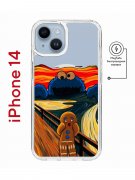 Чехол-накладка iPhone 14 Kruche Magnet Print Cookie Scream