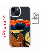 Чехол-накладка iPhone 14 Kruche Magnet Print Cookie Scream