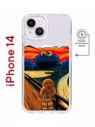 Чехол-накладка iPhone 14 Kruche Magnet Print Cookie Scream