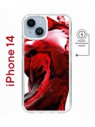 Чехол-накладка iPhone 14 Kruche Magnet Print Вино