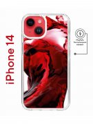 Чехол-накладка iPhone 14 Kruche Magnet Print Вино