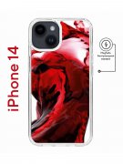 Чехол-накладка iPhone 14 Kruche Magnet Print Вино