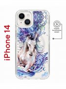 Чехол-накладка iPhone 14 Kruche Magnet Print Грация