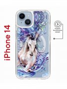 Чехол-накладка iPhone 14 Kruche Magnet Print Грация