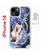 Чехол-накладка iPhone 14 Kruche Magnet Print Грация