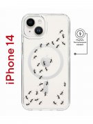 Чехол-накладка iPhone 14 Kruche Magnet Print Муравьи