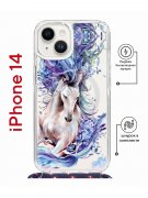 Чехол-накладка Apple iPhone 14  (625960) Kruche PRINT Грация