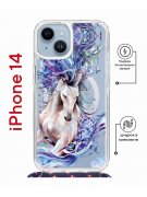 Чехол-накладка Apple iPhone 14  (625960) Kruche PRINT Грация