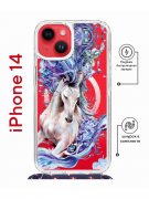 Чехол-накладка Apple iPhone 14  (625960) Kruche PRINT Грация