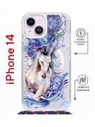 Чехол-накладка Apple iPhone 14  (625960) Kruche PRINT Грация