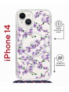 Чехол-накладка iPhone 14 Kruche Magrope Print Сакура