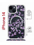 Чехол-накладка iPhone 14 Kruche Magrope Print Сакура