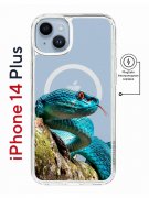 Чехол-накладка Apple iPhone 14 Plus (625965) Kruche PRINT Змея