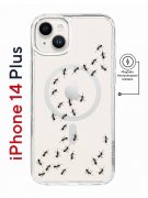Чехол-накладка iPhone 14 Plus Kruche Magnet Print Муравьи