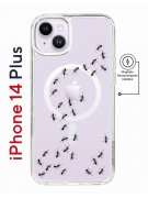 Чехол-накладка iPhone 14 Plus Kruche Magnet Print Муравьи