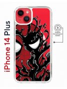 Чехол-накладка Apple iPhone 14 Plus (625965) Kruche PRINT Spider-Man-Venom