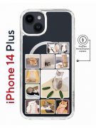 Чехол-накладка Apple iPhone 14 Plus (625965) Kruche PRINT Коты-Мемы