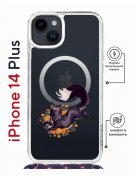 Чехол-накладка iPhone 14 Plus Kruche Magrope Print Fox