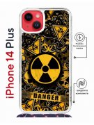 Чехол-накладка iPhone 14 Plus Kruche Magrope Print Danger