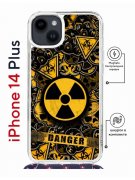 Чехол-накладка iPhone 14 Plus Kruche Magrope Print Danger